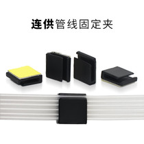 Printer with accessories Small black buckle Pipeline clip Pipeline buckle Black buckle with double-sided adhesive