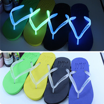 2021 new couples flip-flops men and women Korean version of rubber luminous slippers fashion sandals and slippers beach shoes