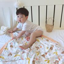 Baby and toddler four layers of gauze in bamboo cotton multifunctional spring and autumn kindergarten air conditioning blanket cover