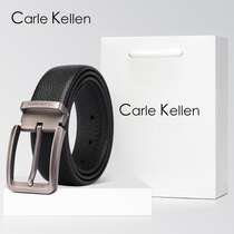 CarleKellen ck belt men leather pin buckle mens pure cowhide belt luxury belt gift box