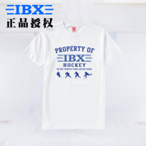IBX new T-shirt HOCKEY HOCKEY adult teen solid color letters