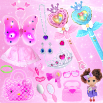Barra magic Wand Childrens princess toy Little girl Magic fairy stick luminous music projection doll doll doll gift
