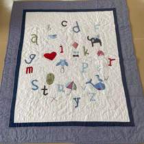 Micro Blemish Clear Cabin Pure Cotton Patch Cloth Embroidered Quilted Child Boy Quilt By Kindergarten Quilt 115 * 135