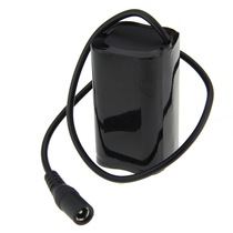 Flashlight battery steel case strong light headlight 7 4V lithium battery pack rechargeable customization
