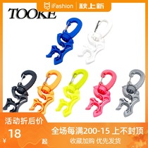TOOKE secondary head quick shackle BC respiratory regulator tube clamp low pressure tube fixed adhesive hook diving accessories