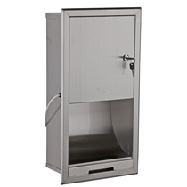 Mujie stainless steel concealed embedded hand dryer Bathroom in-wall hidden automatic induction hand dryer