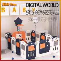 Tuqi childrens game fence Baby ground baby Indoor amusement Park Household crawling mat Safety fence