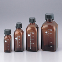 Guaranteed Azovan screw mouth glass bottle square brown 2-079-01 autoclave bottle