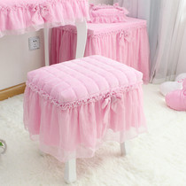 Piano stool cover piano stool cover Korean version of piano stool cover single double makeup stool cover
