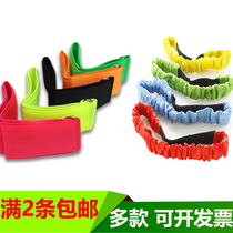 2 persons duo 3 foot ankle bandage tied leg running game bale 2 persons 3 foot tied with legs