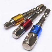 Pole quadripartite connector replacement tool rod air batch rotary sleeve head sleeve hexagon conversion pneumatic electric drill wrench