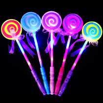 Luminous fairy stick Flash magic fairy stick Dance performance props Love magic Lollipop Night Market luminous toys