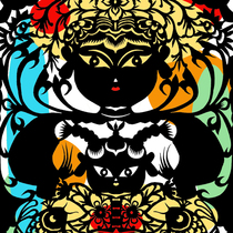  Color paper-cutting special paper Handmade A4 engraved paper thick Guo Xiuli childrens Chinese style single-sided million-year-old red color manuscript