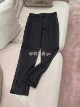 Brunello Cucinelli 2 8 zhe black side beaded trousers