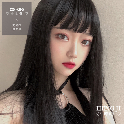 taobao agent Humming wig female long hair, black long, straight universal daily lolita Lolita daily loli ancient style ◊ ◊ ◊ ◊ ◊ ◊ ◊