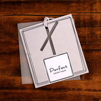 Clothing tag custom-made elevator special-shaped thick paper card trademark printing clothing tag special paper tag custom-made