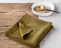 Popular hot selling French imported raw materials pure linen napkins European-style foreign trade Cup cloth direct sales recommended