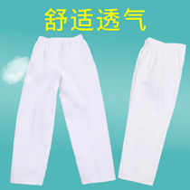 Taekwondo pants White training pants jujitsu clothing shorts trousers children adult college students cotton men and women