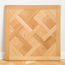 Cube oak New Three-storey Solid Wood Composite Versailles Art Pizzle Wood Flooring Household Black Walnut Manufacturer Direct Selling