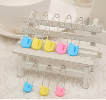 10-pack hot candy color pin Baby multi-purpose safety pin Newborn supplies