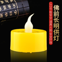 Battery mini led lamp Buddha offering Buddha headlights for Buddha lamps Long light electronic candle holder