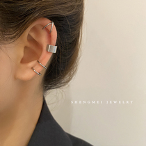 Titanium steel not falling out of color earbone clip without ear clip for womens ear clip 2021 New wave advanced senses minimalist earring ear ornaments