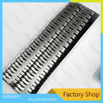 Customized 304 316L industrial conveyor belt stainless steel wolf tooth belt buckle steel buckle joint transport belt matching