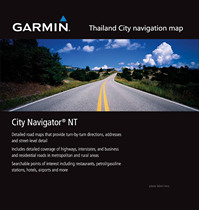Garmin Jiaming Thailand Thailand City Road GPS Satellite Navigator Detailed Map