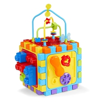 Export to the United States the original hexahedron puzzle sound game house to know the shape of foreign trade baby toys