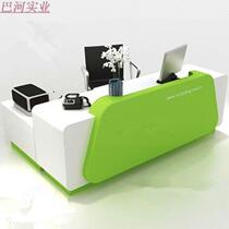 Training institutions front desk painted paint kindergarten early education center reception desk desk fashion front desk custom