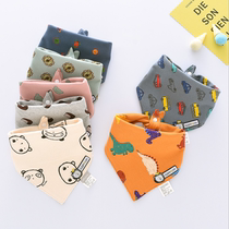 Saliva Towel Baby Pure Cotton Walled Mouth Autumn Winter Newborns Headscarf Scarves Around Pocket Baby Triangle Towels
