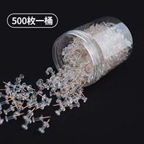 500 Jar Rose Gold nails by nail Creative transparent Artificial Word Nail Kindergarten Beauty Nail map marking nail