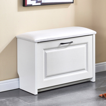 Shoe stool at home door European-style shoe cabinet small size simple light luxury super narrow shoe stool 20 into the home wearing shoes stool
