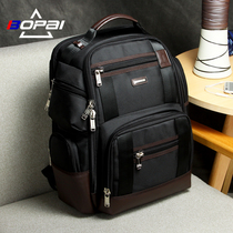 Bo business leisure backpack multi-pocket large capacity Mens backpack multifunctional Oxford cloth travel computer bag