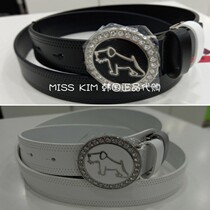 Korea healcreek golf Belt 21 Autumn golf Women Pattern Diamond Snap Buckle Belt