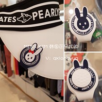  South Korea PEARLY GATES golf 21 summer golf unisex brim decoration accessory pendant