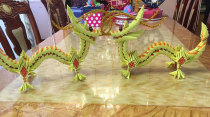 Triangle insert handmade origami handmade DIY handmade material package finished twelve zodiac Dragon