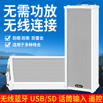 Active outdoor outdoor waterproof sound column wall-mounted sound box ceiling ceiling suction-topped horn supermarket shop background