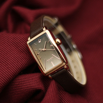 Watch Female Watch Schoolgirl Rectangular Elegant Temperament Retro Womens Table Small CrowdROK Waterproof Quartz Watch