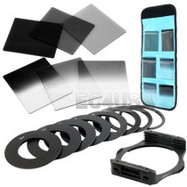 Square gradient mirror ND deducer mid gray density mirror insert filter feeding filter package ring bracket