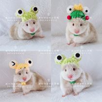 (Wafer home) little frog hat hamster hat pet hat Golden Bear Flower Branch mouse guinea pig pet headdress