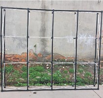 Aluminum spring pull net display stand aluminum alloy pull net display frame background wall trawl net Billboard exhibition bracket spring telescopic