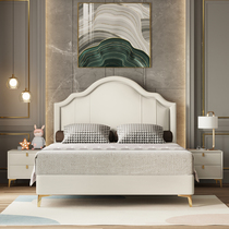 Childrens bed small family boy single girl princess bed boy solid wood 1 2 meters 1 5m youth light luxury bed