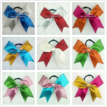 Professional custom custom cheerleading headwear pull floral headdress cheerleading bow pull hair accessories