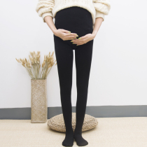 Pregnant womens pantyhose spring and autumn adjustable belly support thin section pregnancy stockings plus velvet pantyhose outerwear bottoming socks