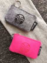 Such as new nuskin professional peripheral Mini Card bag coin wallet lipstick small bag felt zipper bag