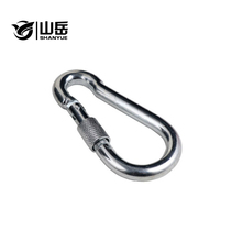 Mountain Yue Stainless Steel Rock Climbing Buckle Mountaineering Buckle connection buckle Quick hanging key buckle Safety catch Multi-functional steel buckle