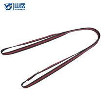 Mountain-Yue outdoor rock climbing flat belt protection with climbing flat belt ring abrasion-proof safety flat belt connecting rope climbing equipment