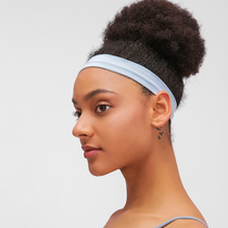 YuanFB seamless solid color yoga headband Elastic and comfortable sweat-absorbing quick-drying fitness running headband