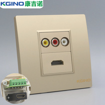 Champagne 86 multimedia HDMI HD audio and video projector audio socket 2 0 HD audio socket